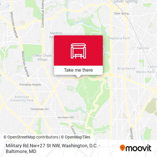 Mapa de Military Rd Nw+27 St NW