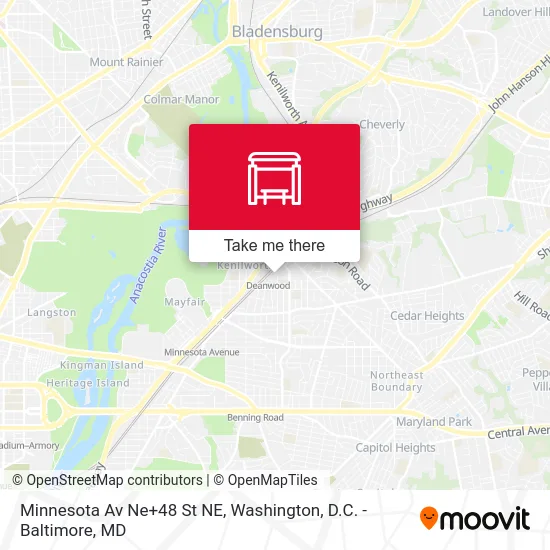 Minnesota Av Ne+48 St NE map