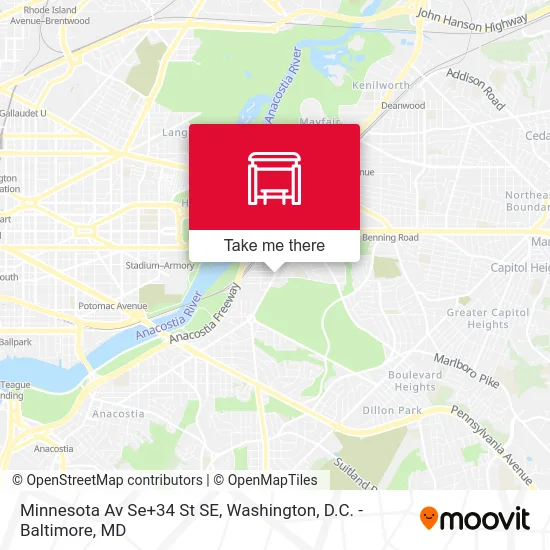Minnesota Av Se+34 St SE map