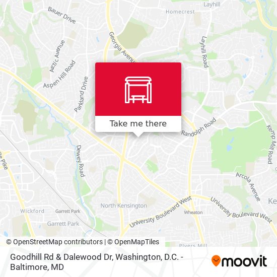 Mapa de Goodhill Rd & Dalewood Dr