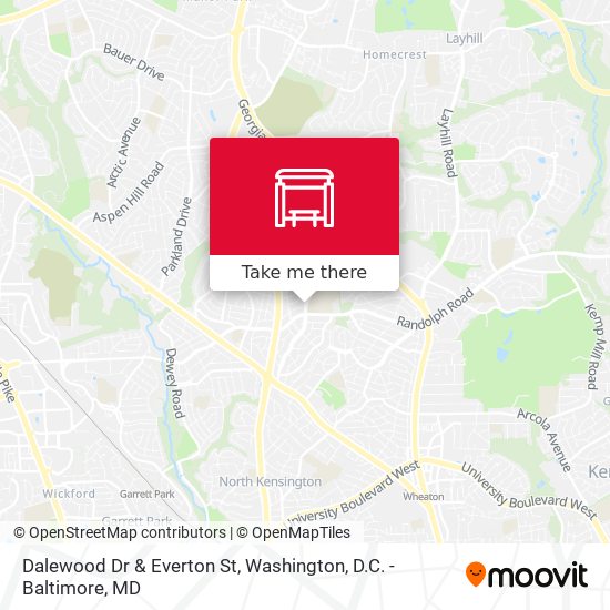 Dalewood Dr & Everton St map