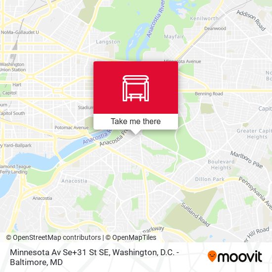 Mapa de Minnesota Av Se+31 St SE