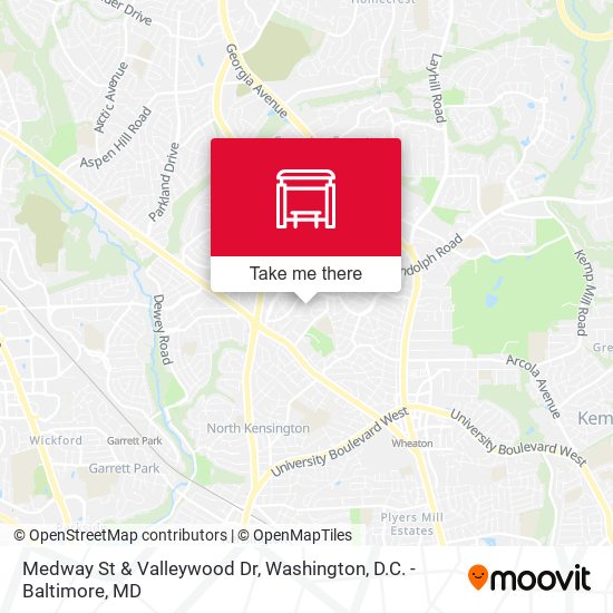 Mapa de Medway St & Valleywood Dr