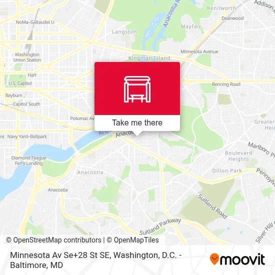 Minnesota Av Se+28 St SE map