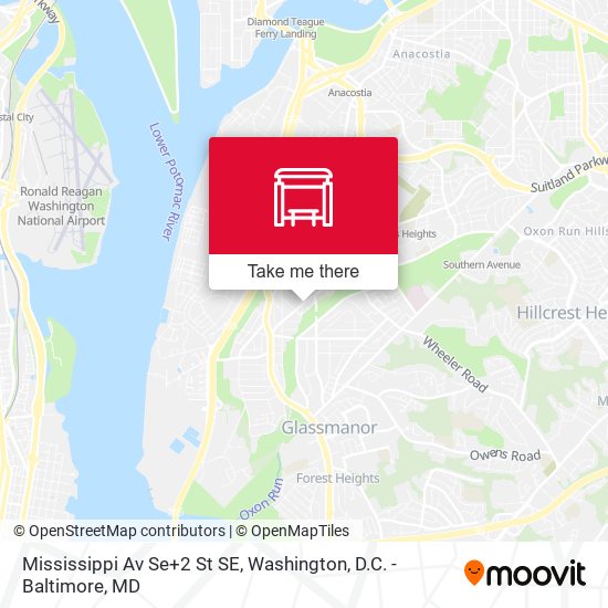 Mississippi Av Se+2 St SE map