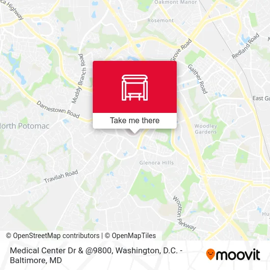 Medical Center Dr & @9800 map