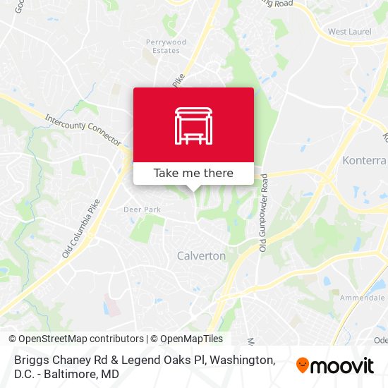 Mapa de Briggs Chaney Rd & Legend Oaks Pl