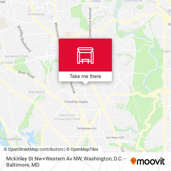 Mapa de Mckinley St Nw+Western Av NW