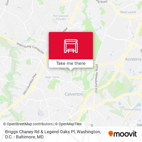 Mapa de Briggs Chaney Rd & Legend Oaks Pl