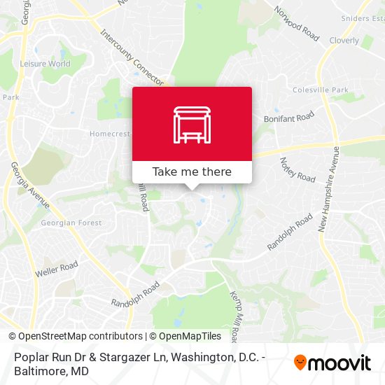 Mapa de Poplar Run Dr & Stargazer Ln