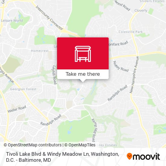 Mapa de Tivoli Lake Blvd & Windy Meadow Ln