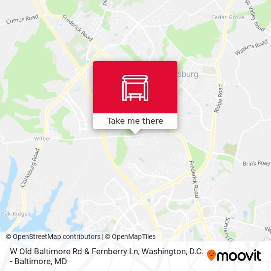 Mapa de W Old Baltimore Rd & Fernberry Ln