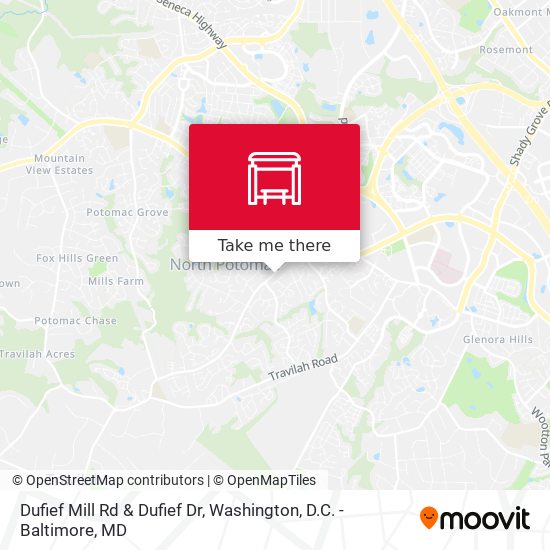 Mapa de Dufief Mill Rd & Dufief Dr