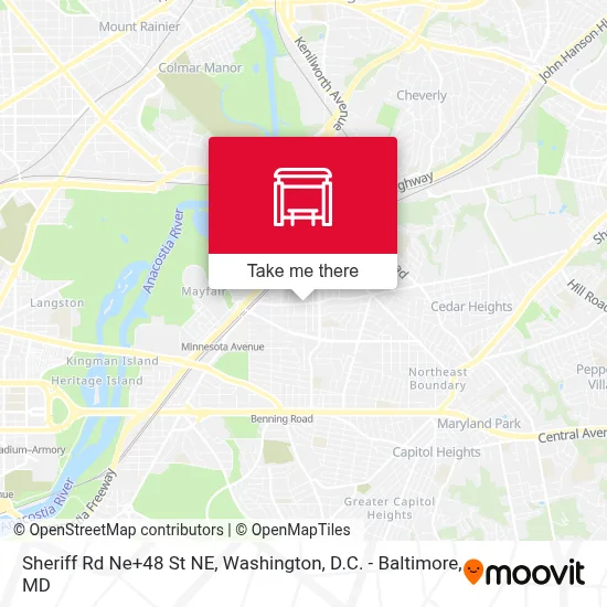 Sheriff Rd Ne+48 St NE map