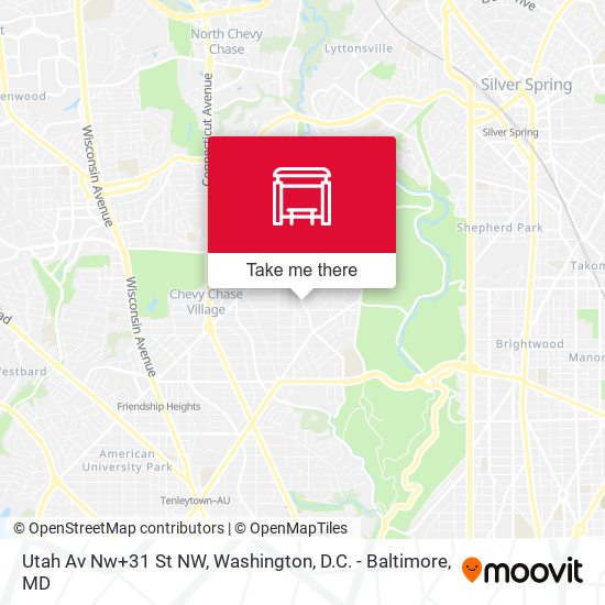 Mapa de Utah Av Nw+31 St NW