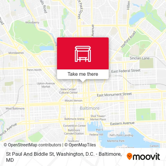 St Paul And Biddle St map