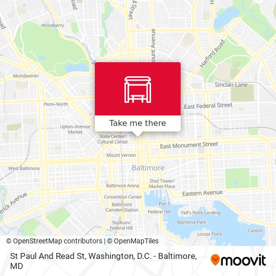 St Paul And Read St map