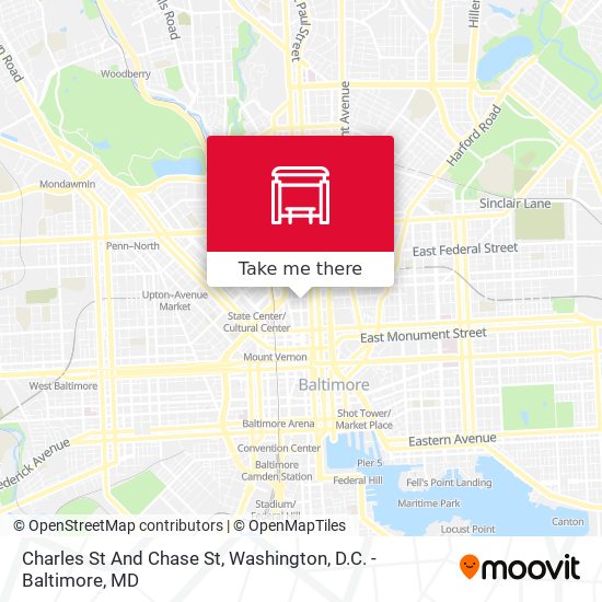 Charles St And Chase St map