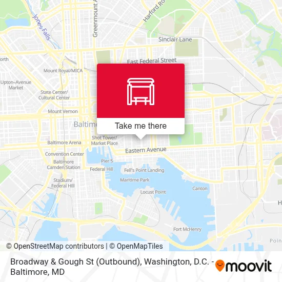 Broadway & Gough St (Outbound) map