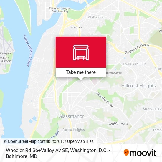 Mapa de Wheeler Rd Se+Valley Av SE