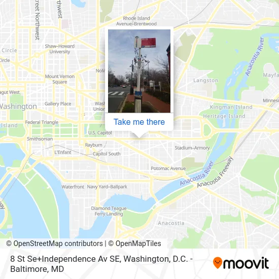 8 St Se+Independence Av SE map