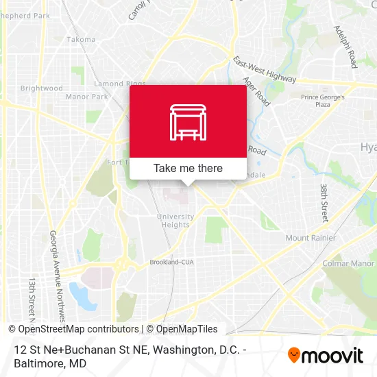 12 St Ne+Buchanan St NE map