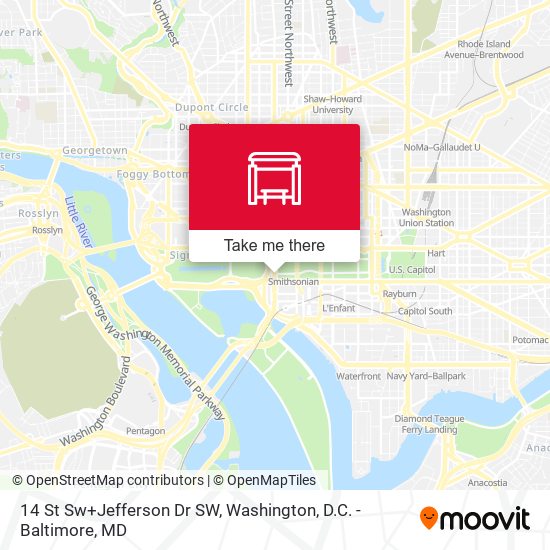 14 St Sw+Jefferson Dr SW map