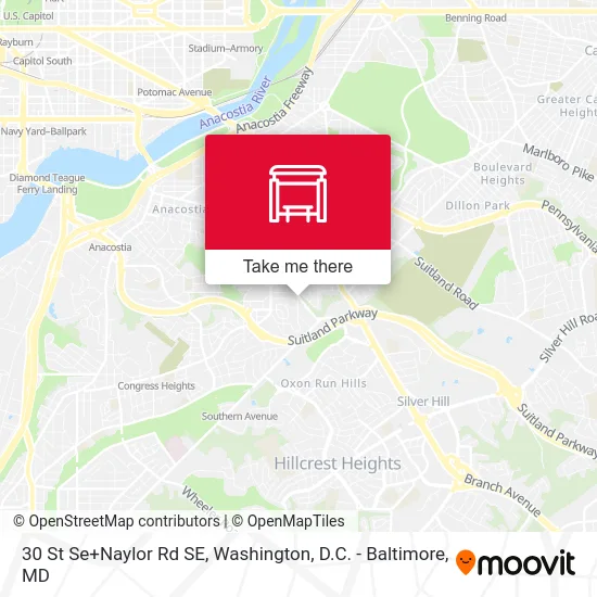 30 St Se+Naylor Rd SE map