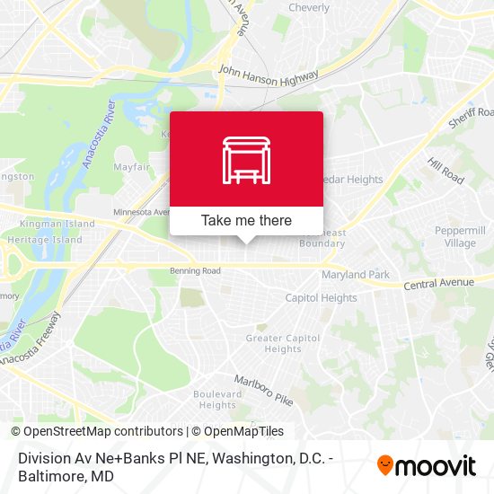 Division Av Ne+Banks Pl NE map