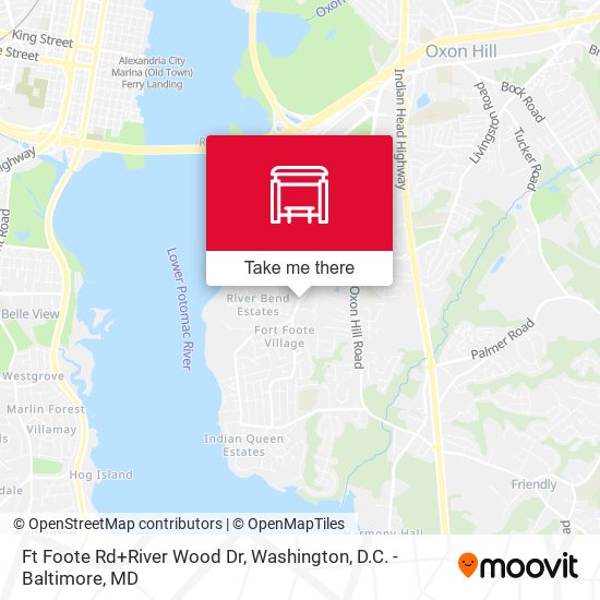 Mapa de Ft Foote Rd+River Wood Dr