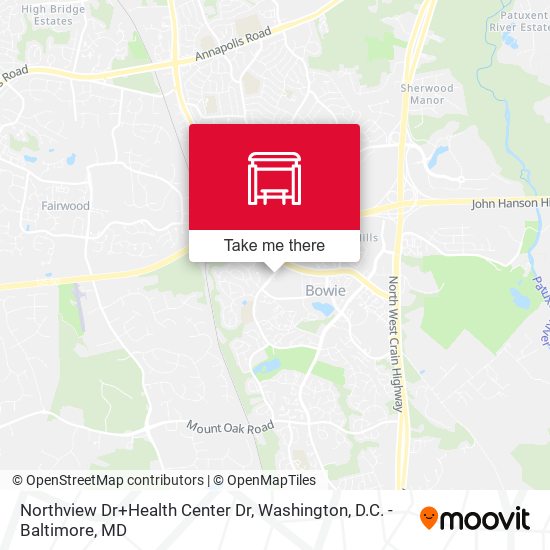 Mapa de Northview Dr+Health Center Dr