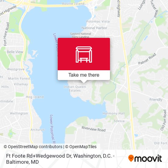 Mapa de Ft Foote Rd+Wedgewood Dr