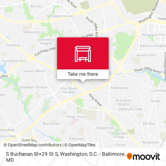 Mapa de S Buchanan St+29 St S