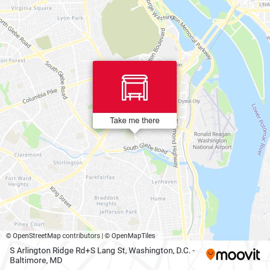 S Arlington Ridge Rd+S Lang St map