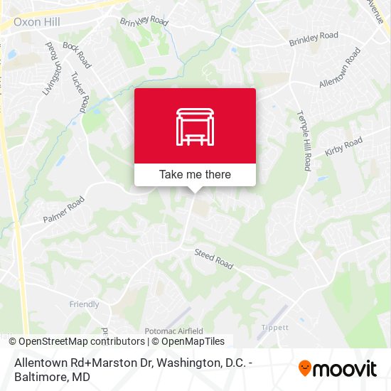Allentown Rd+Marston Dr map