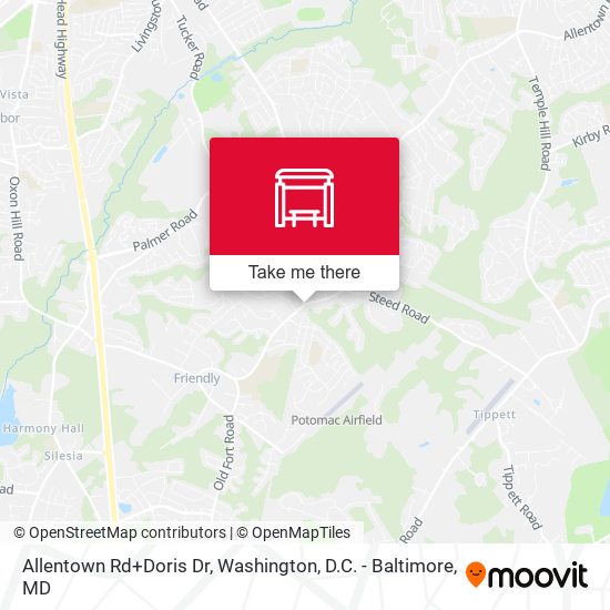 Mapa de Allentown Rd+Doris Dr