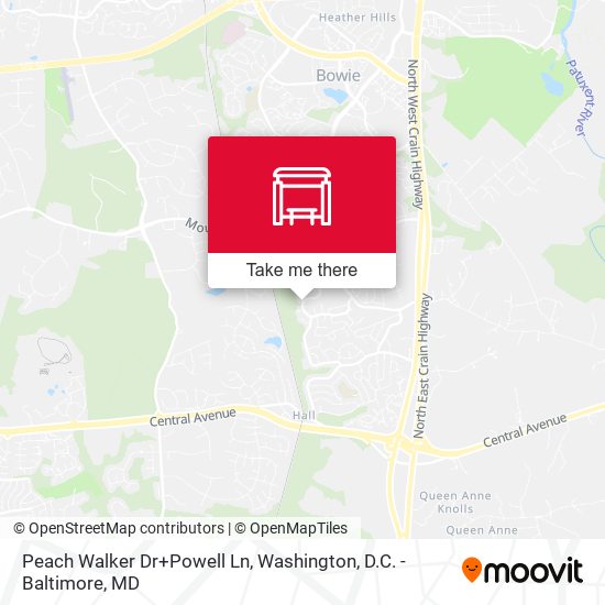 Mapa de Peach Walker Dr+Powell Ln