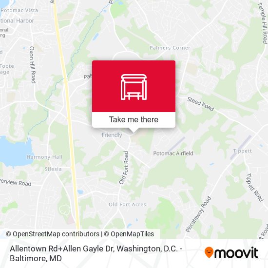 Allentown Rd+Allen Gayle Dr map