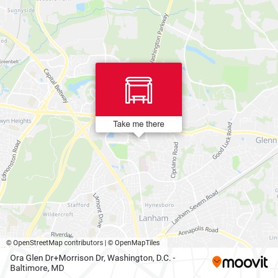 Ora Glen Dr+Morrison Dr map