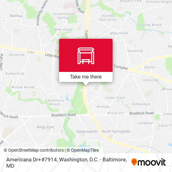 Americana Dr+#7914 map