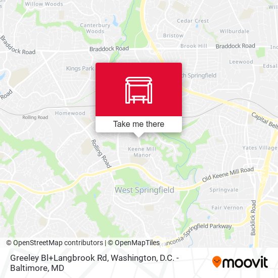 Mapa de Greeley Bl+Langbrook Rd