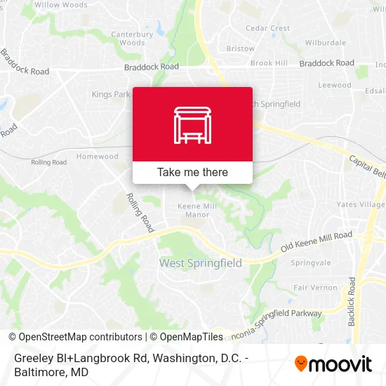 Greeley Bl+Langbrook Rd map