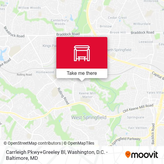 Carrleigh Pkwy+Greeley Bl map