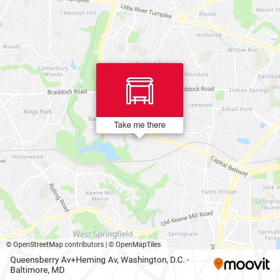 Queensberry Av+Heming Av map