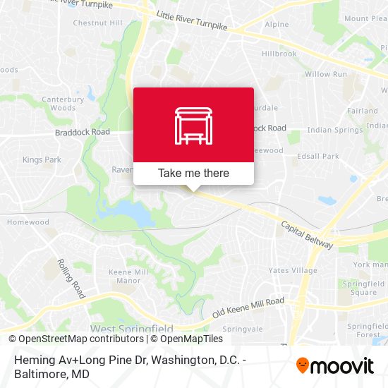 Mapa de Heming Av+Long Pine Dr