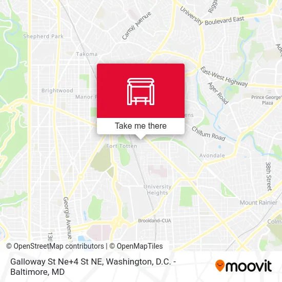 Galloway St Ne+4 St NE map