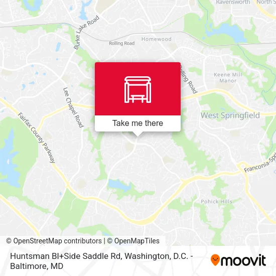 Huntsman Bl+Side Saddle Rd map