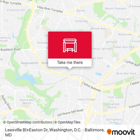 Leesville Bl+Easton Dr map