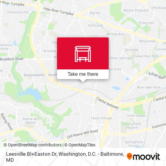 Leesville Bl+Easton Dr map