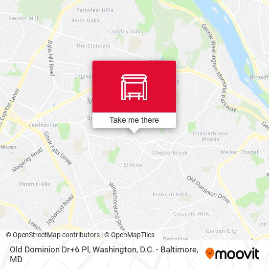 Mapa de Old Dominion Dr+6 Pl